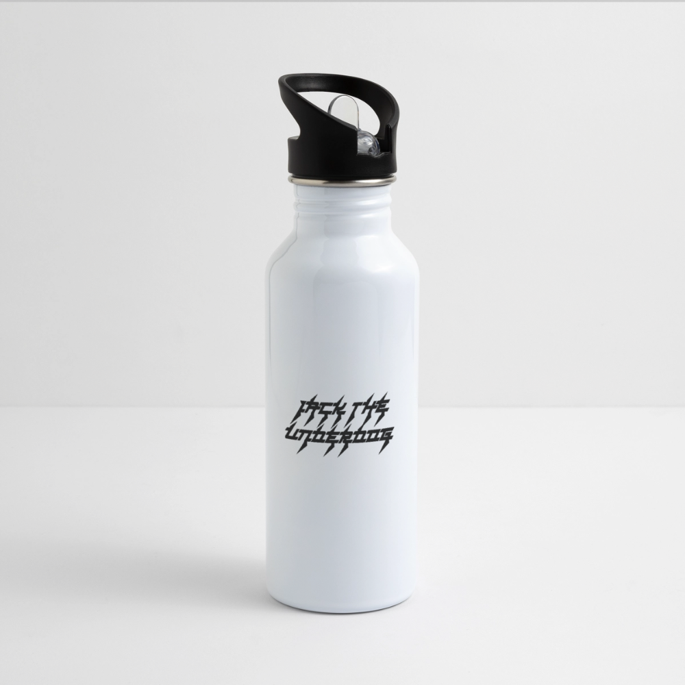 slur water bottles - white