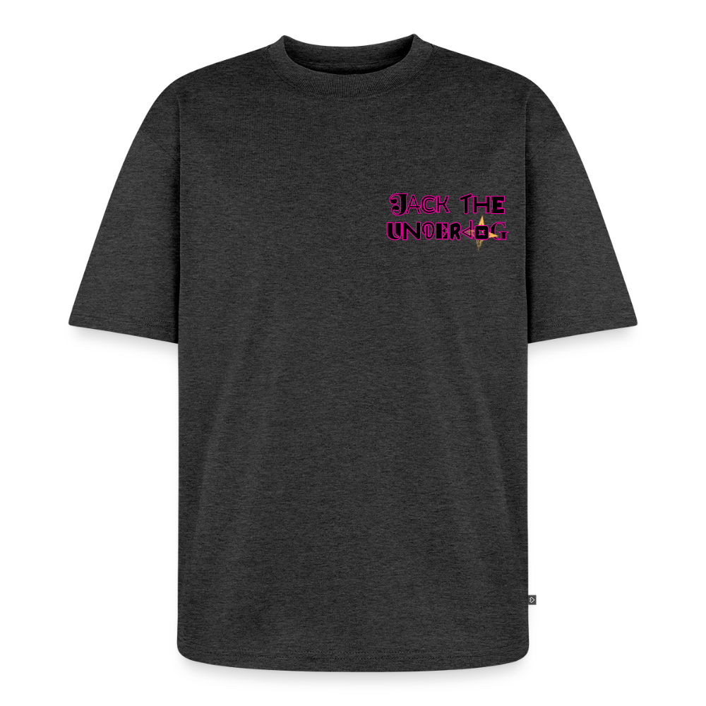 jtu mixed emotions logo / pixelated band shirt - heather anthracite