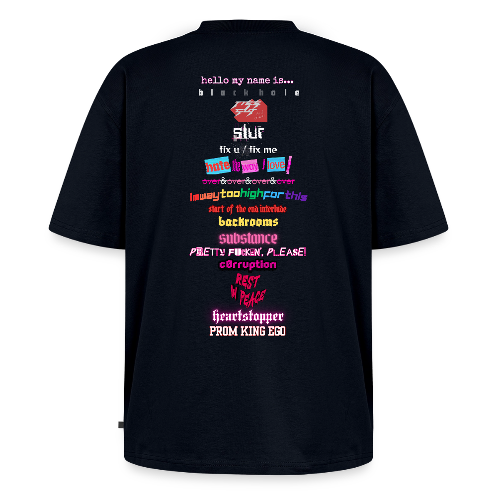 album cover shirt - navy