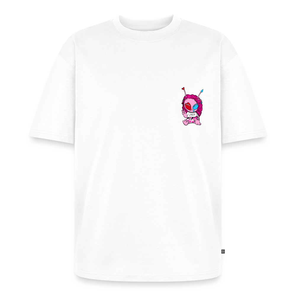 black hole collab shirt w/ Meagan Nystrom - white