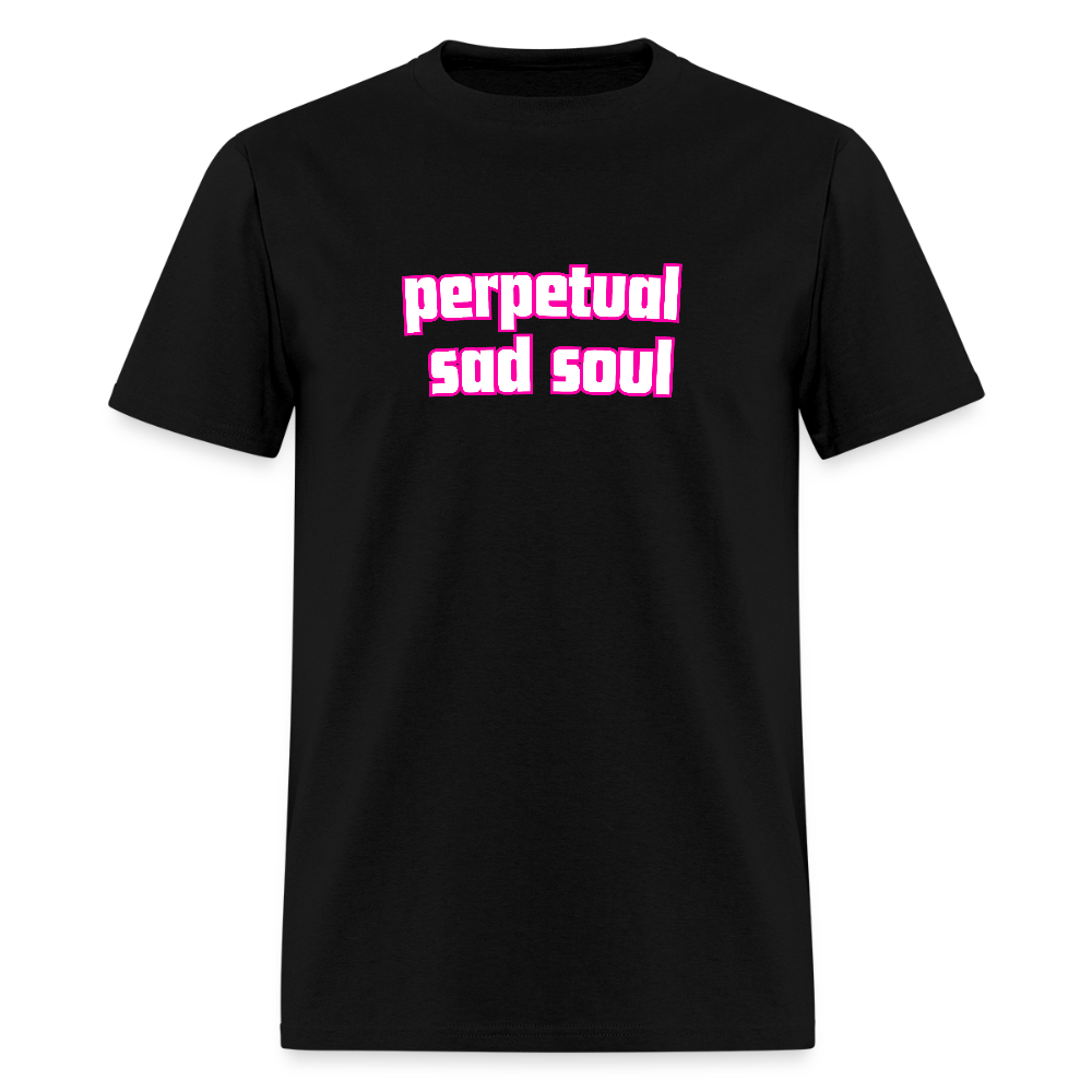 perpetual sad soul shirt - black