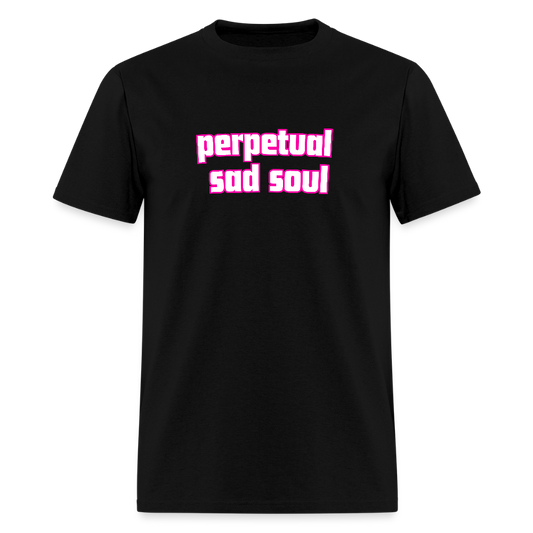 perpetual sad soul shirt - black