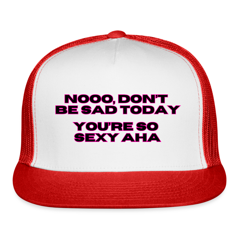 youre so sexy hat - white/red
