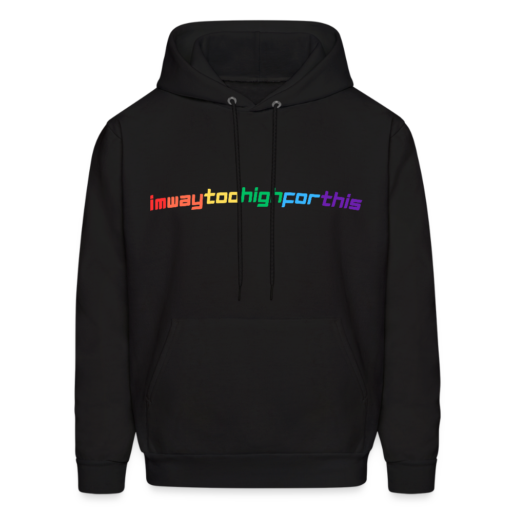 imwaytoohighforthis / 420 hoodie - black