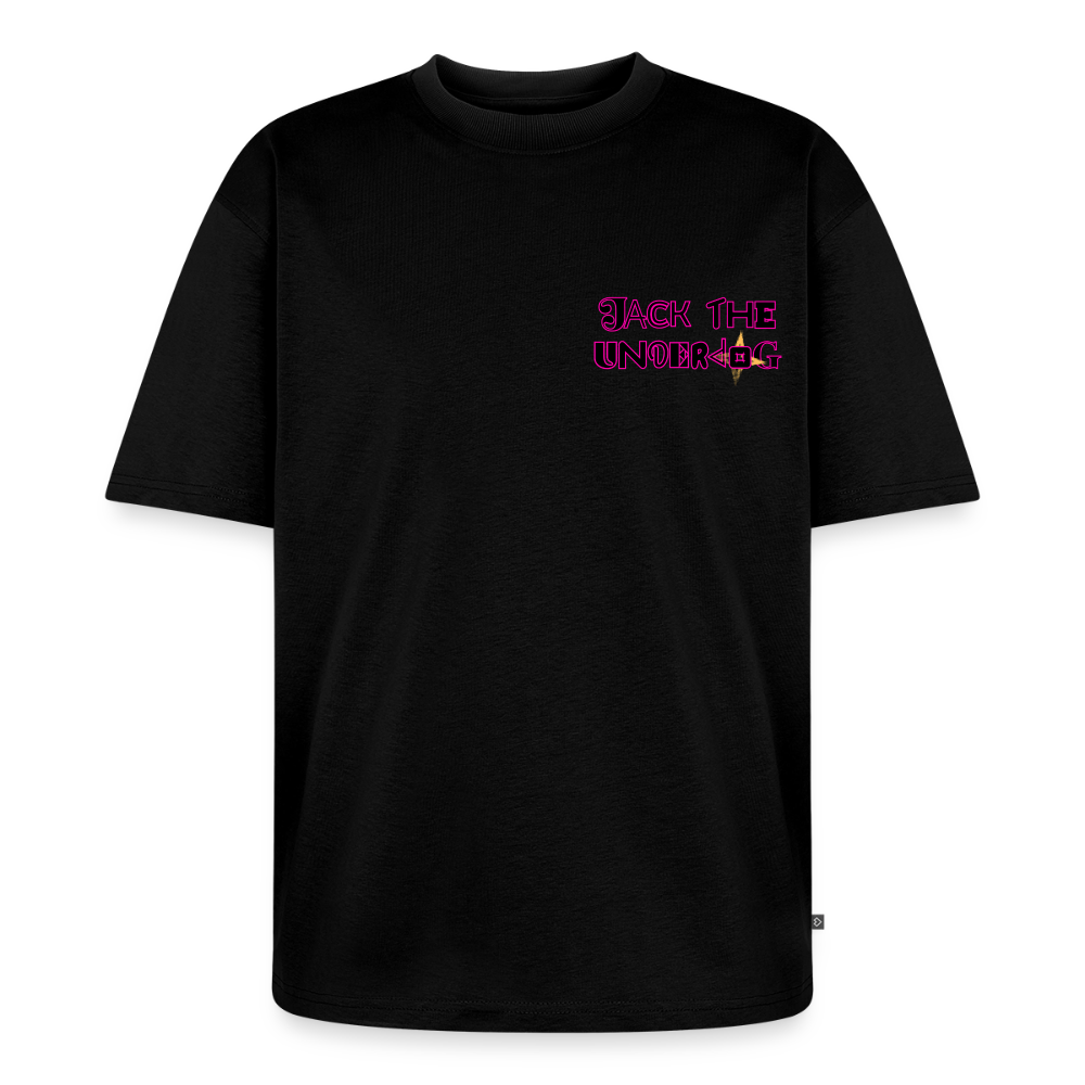 jtu mixed emotions logo / pixelated band shirt - black