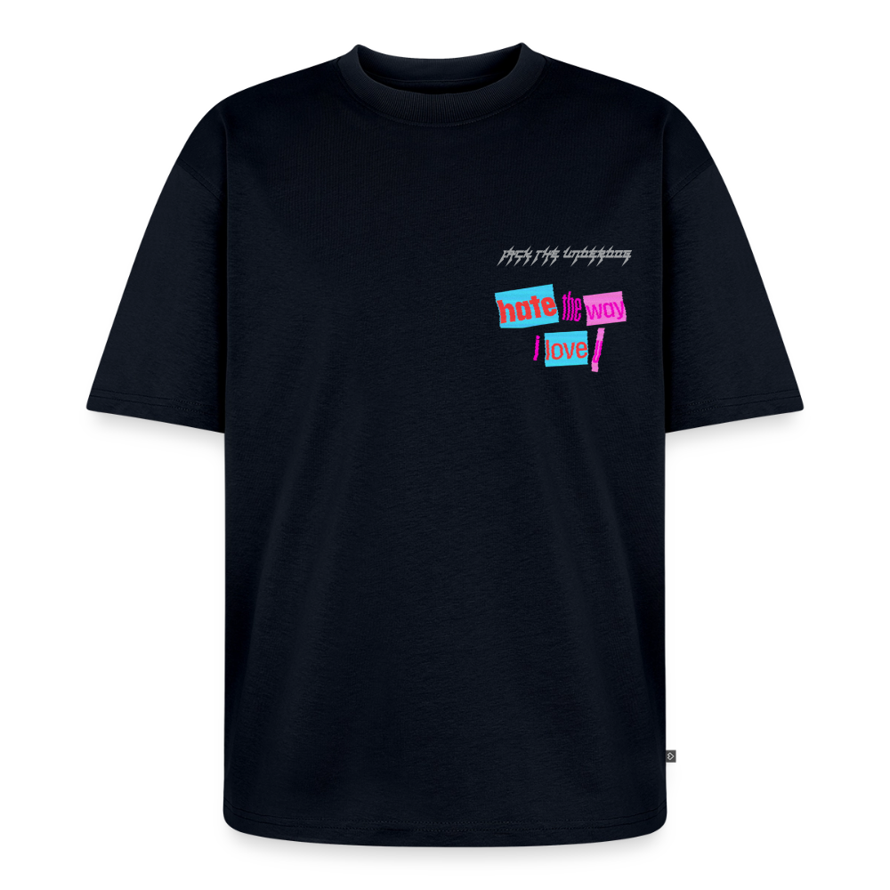 hate the way i love u t-shirt - navy