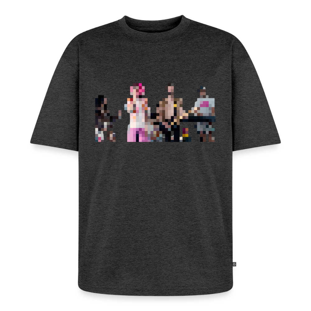 jtu band pixelated (plain) - heather anthracite