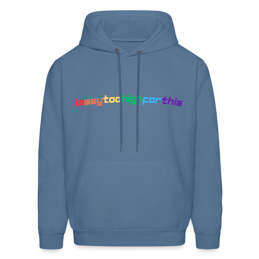 imwaytoohighforthis / 420 hoodie - denim blue