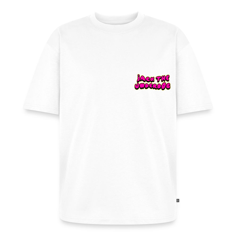jtu / alien logo shirt (collab w/ Meagan Nystrom) - white