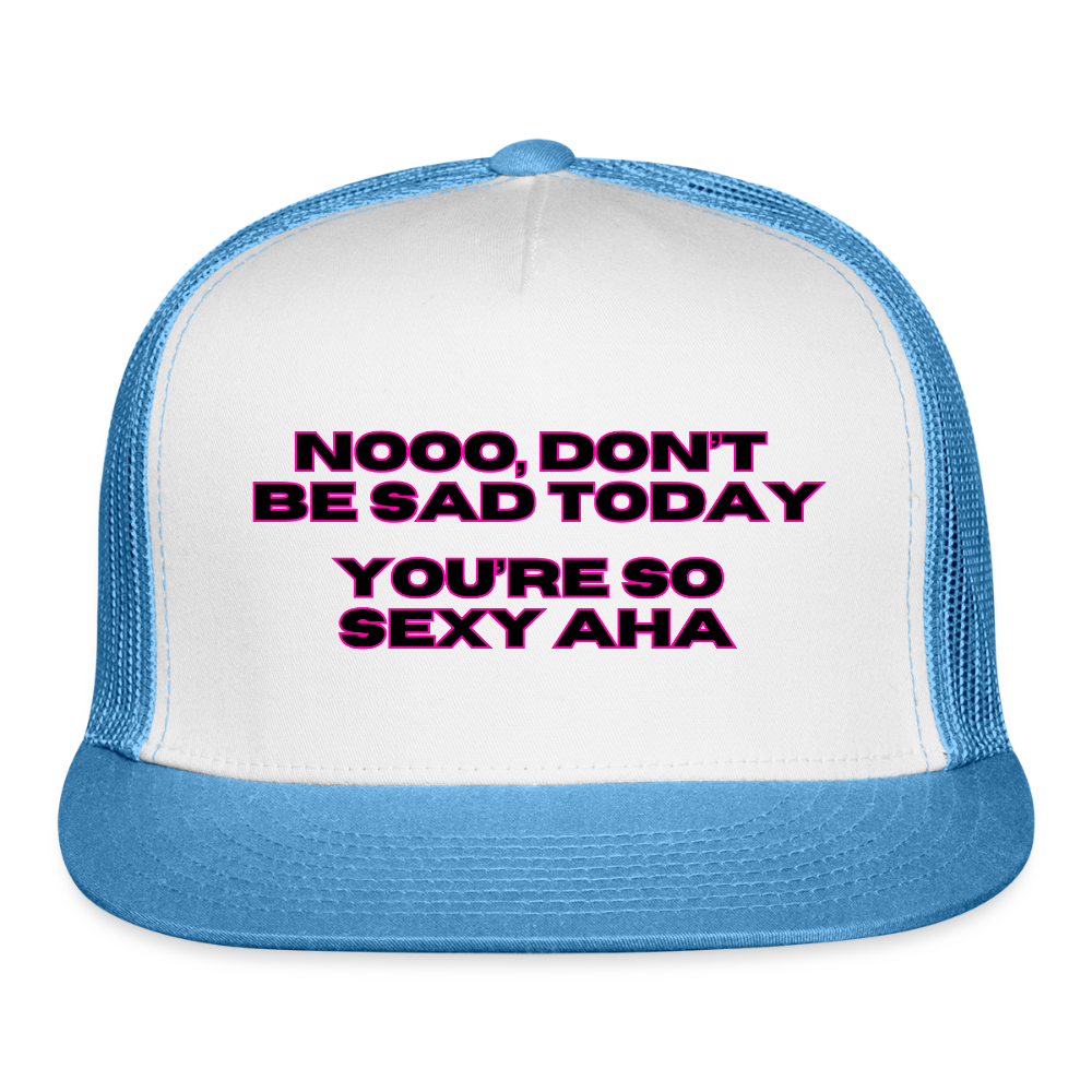 youre so sexy hat - white/blue