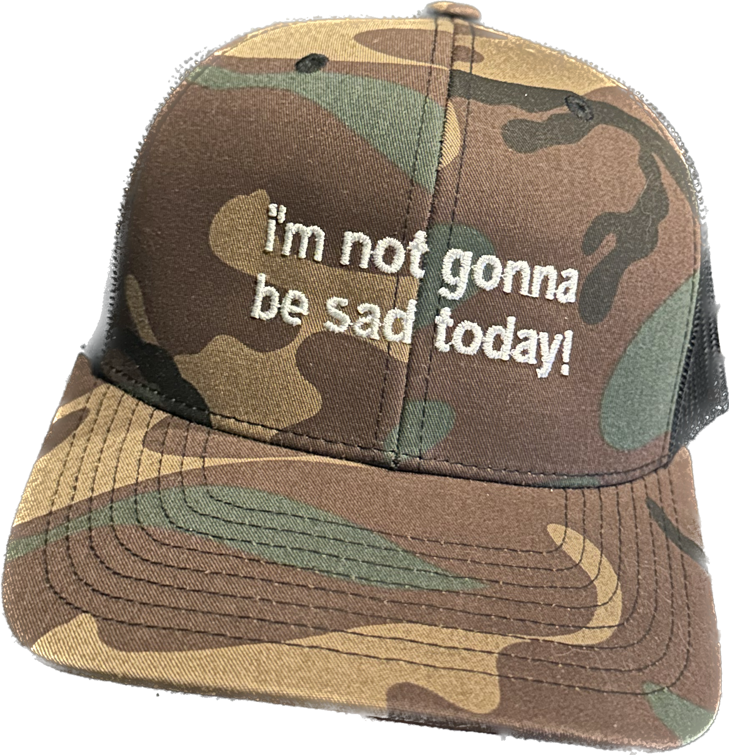 SAD TODAY HATS (black, camo, & pink!)